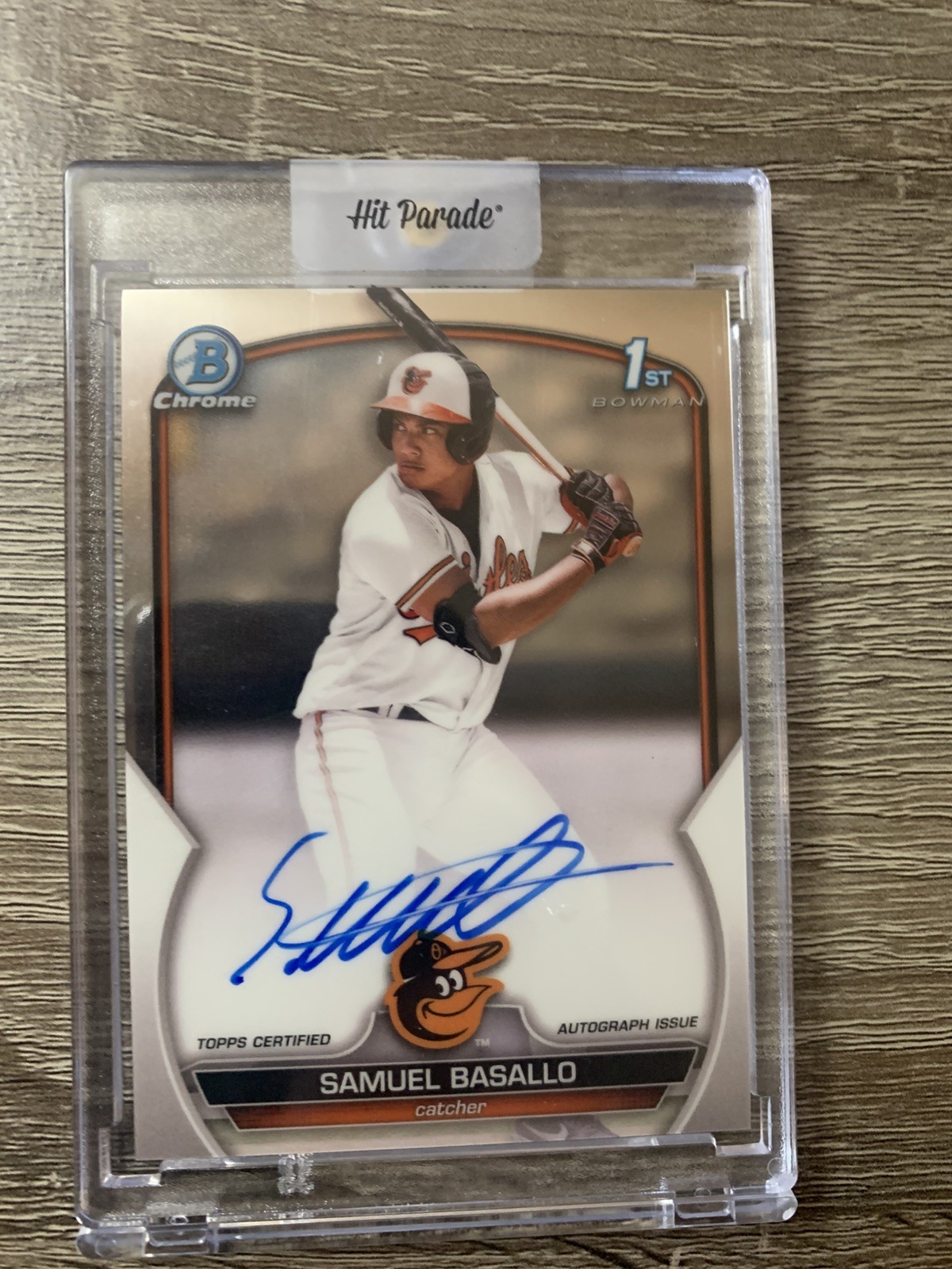 2023 Bowman Chrome 1st Samuel Basallo auto autographed rookie card RC Orioles