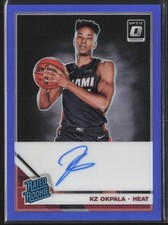 2019-20 Donruss Optic #189 KZ Okpala Rated Rookie Signatures Blue Auto #/49