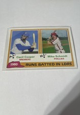 1981 Topps - League Leaders Mike Schmidt, Cecil Cooper #3