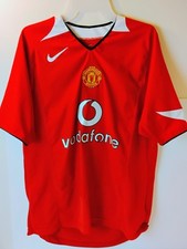 Manchester United 2004/2006 Vintage Soccer Jersey Nike Football Men's Size S