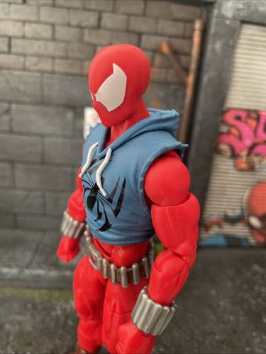 Marvel Legends Scarlet Spider Retro Spider-Man Wave 6" Actionfigur - Bild 5 von 8