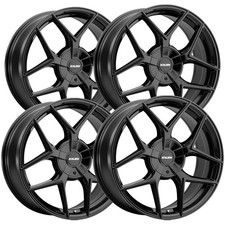 Set Of 4 Kalon 201 Falcon 16x7 5x1005x4.5 38mm Gloss Black Wheels Rims