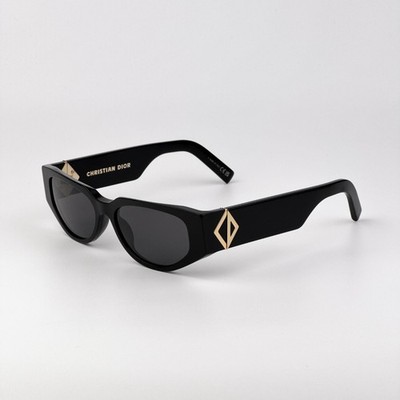 Dior Women Sunglasses Black Grey Cat Eye CD DIAMOND S7I 10A0