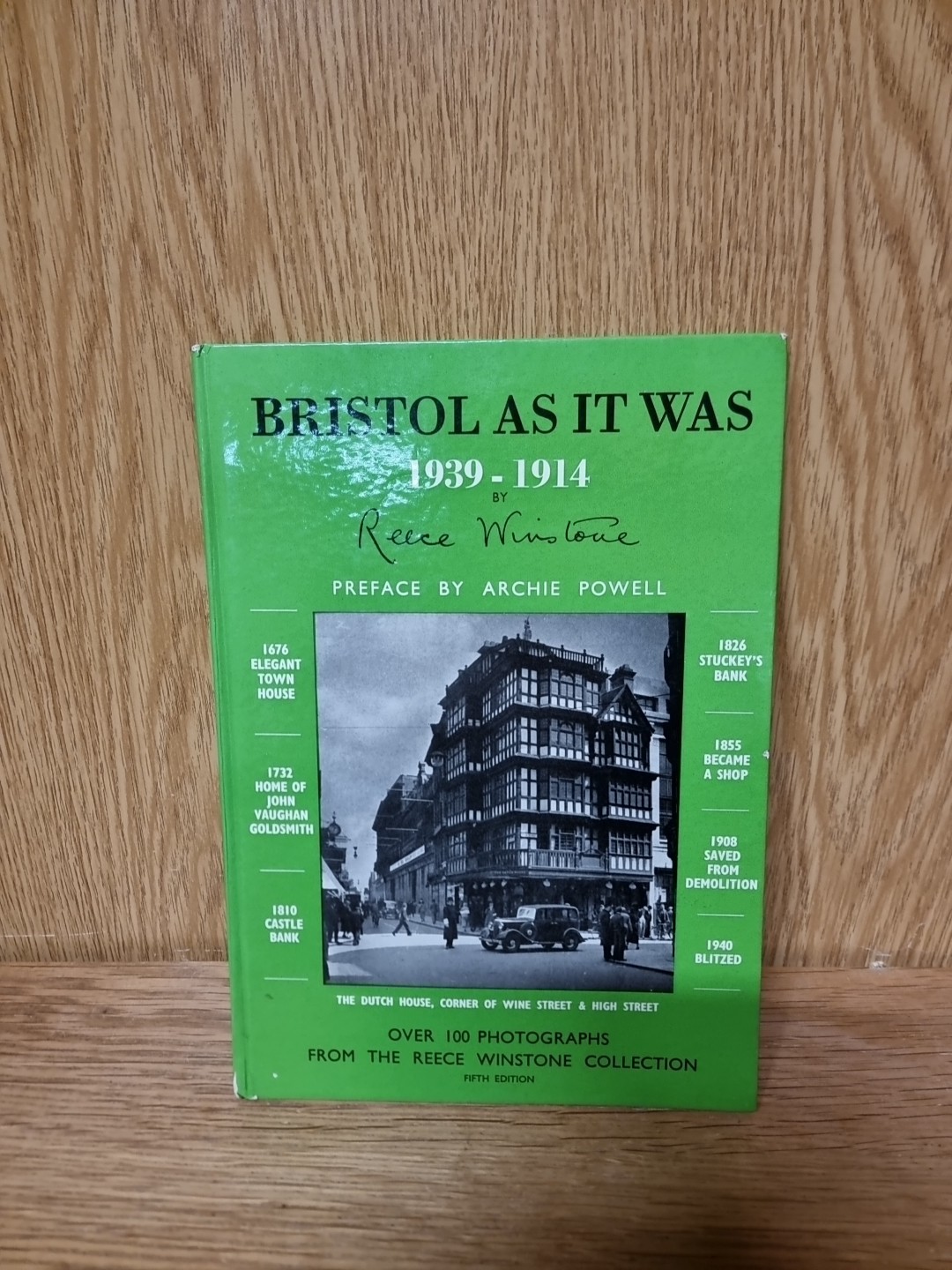 Bristol as it Was: 1939-1914 by Reece Winstone (Hardback, 1978 (28f)