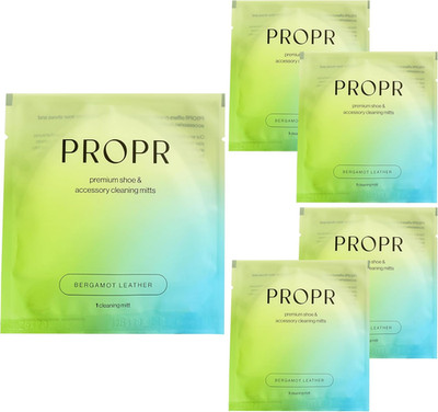 Premium Double Sided Shoe Cleaning Mitt   Individually Wrapped Travel Shoe Clean