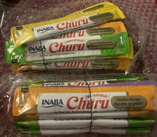 INABA Churu Cat Treats Chicken Varieties 40 Tubes New Sealed No Box