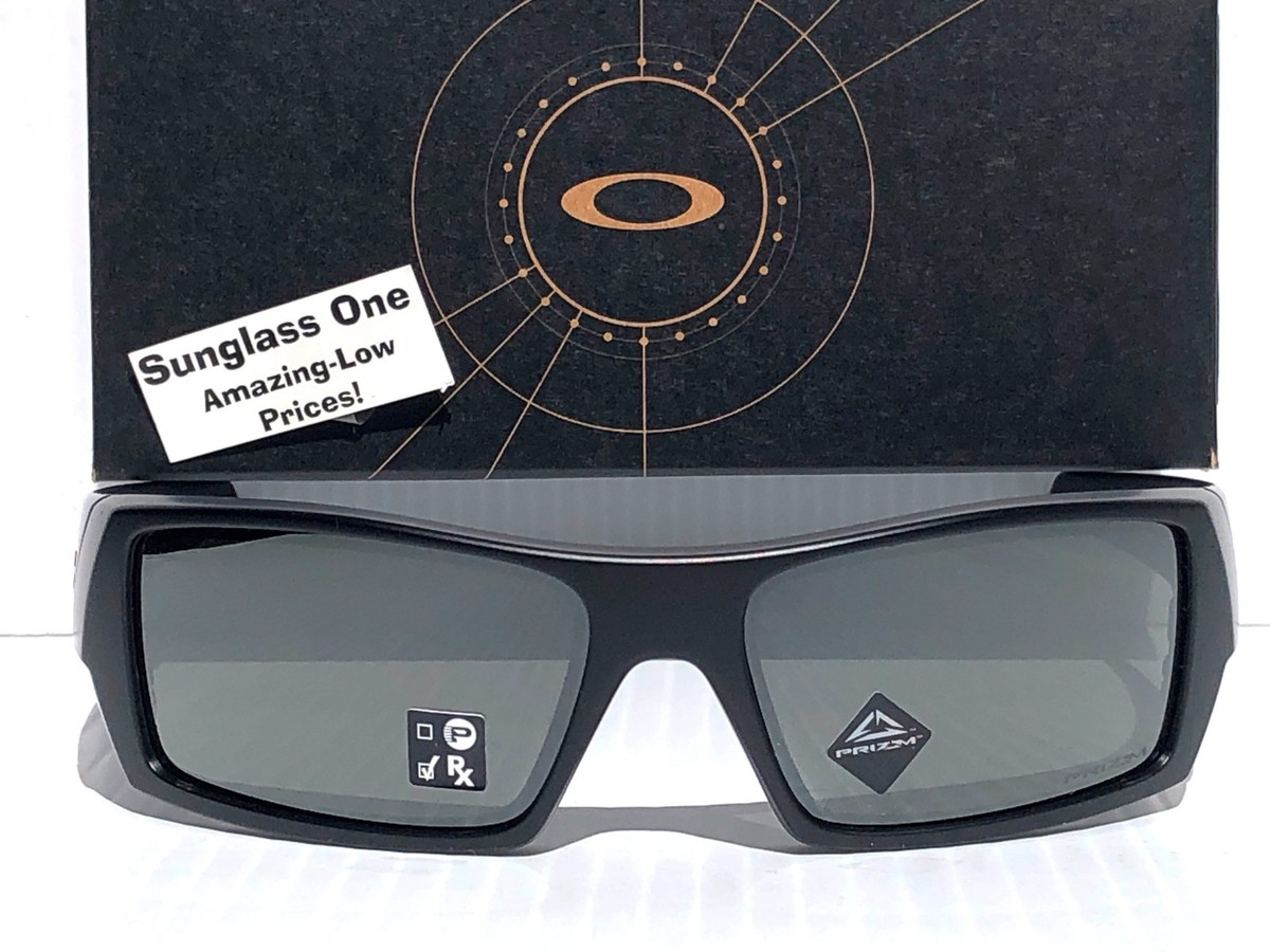 NEW Oakley GASCAN Matte Black Hawaii Flag Icon PRIZM Black Lens