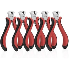 End Cutting Pliers 4"-5 Pack End Cutting Pliers for Jewelry Making wit