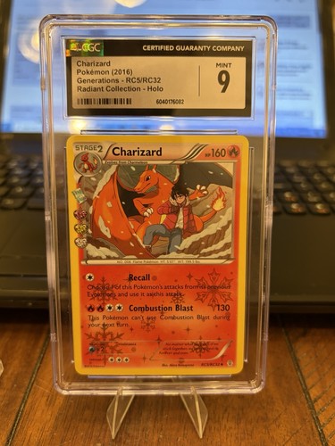 Charizard graded CGC 9 for sale on eBay