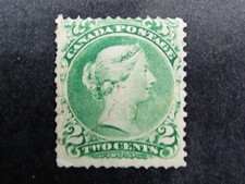 nystamps Canada Stamp # 24 Mint OG H $850            A10x030