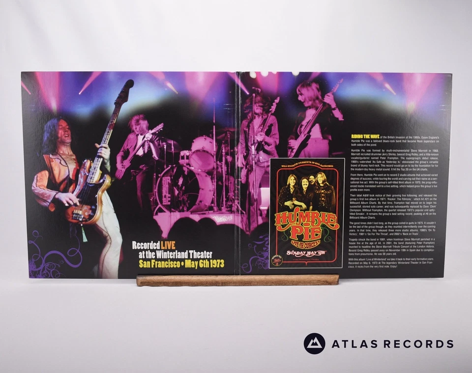 Humble Pie Live At Winterland 180G Gatefold Double LP Vinyl Record - EX/EX - Image 3 of 4