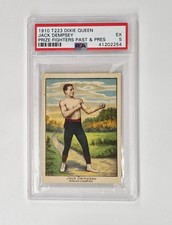 PSA GRADED 5 EX DIXIE QUEEN BACK Tobacco 1910 T220 Champions #11 Jack Dempsey 
