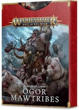 WARHAMMER AGE OF SIGMAR OGOR MAWTRIBES WARSCROLL CARDS - NEW & SEALED