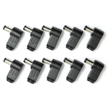 10pcs Right Angle 5.5 x 2.1mm/0.22 x 0.08 inch DC Socket Jack Charger Power P...