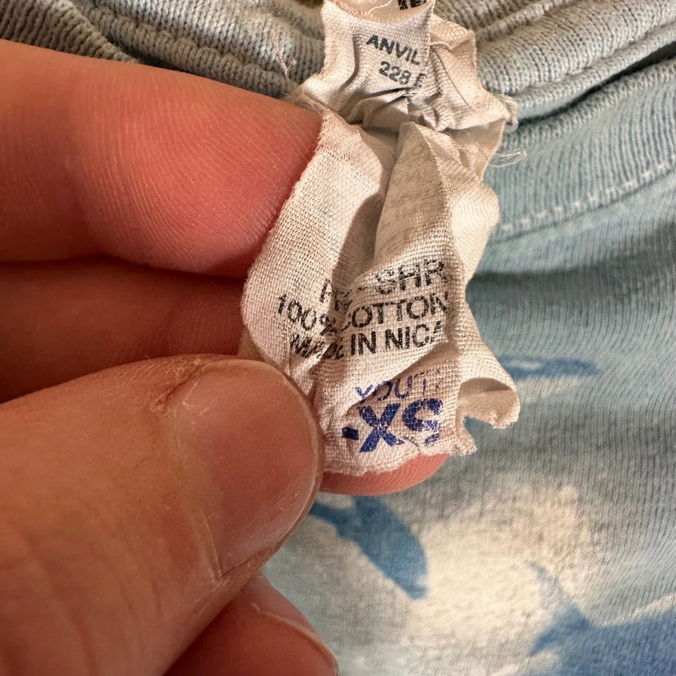 Camiseta SeaWorld Orca Whale Niños Extra Pequeña (XS) Azul Gráfico Camiseta Foto 3 de 4