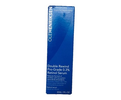 Ole Henriksen Double Rewind Pro-Grade 0.3% Retinol Serum 30ml 1oz New Box
