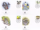 AUSTRALIA 4 X COMMEMORATIVE BIRD UNADDRESSED 4 X FDC