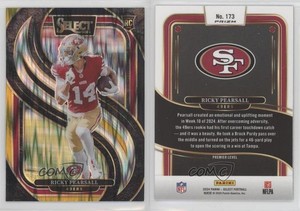 2024 Select Premier Level Black & Gold Shock Prizm Ricky Pearsall #173 Rookie RC