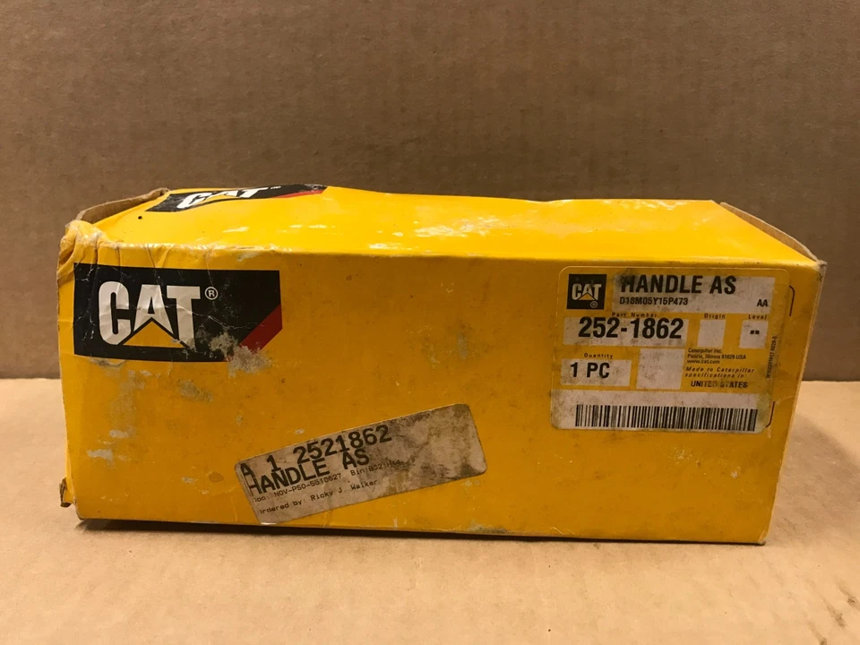 NOS OEM Genuine Caterpillar Handle Assembly - #252-1862 CAT - Image 2 of 4