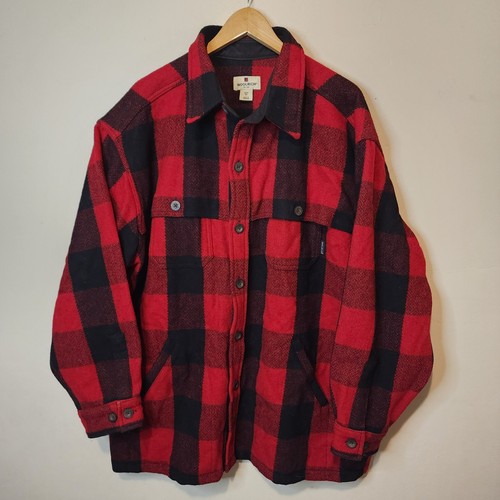 Camisa de caza de lana a cuadros Woolrich Buffalo de colección chaqueta tareas granero trabajo para hombre 2X - Imagen 14 de 14