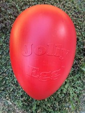 XL Jolly Egg Hard Molded Plastic Red animal toy 11" good for herding dogs