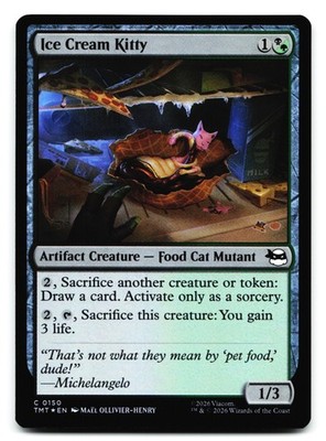 Ice Cream Kitty #150 Teenage Mutant Ninja Turtles Foil
