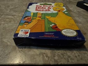 Sesame Street Big Bird's Hide & Speak NES Nintendo Complete CIB Box Manual Game