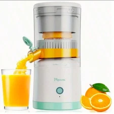 Juicer, Powerful Cordless Juice Extractor Machine, Compact Design Fruit Juicer W