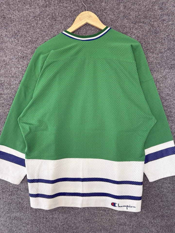 Camiseta deportiva de hockey vintage Hartford Whalers Champion NHL años 90 grande Canadá deportes Foto 4 de 4