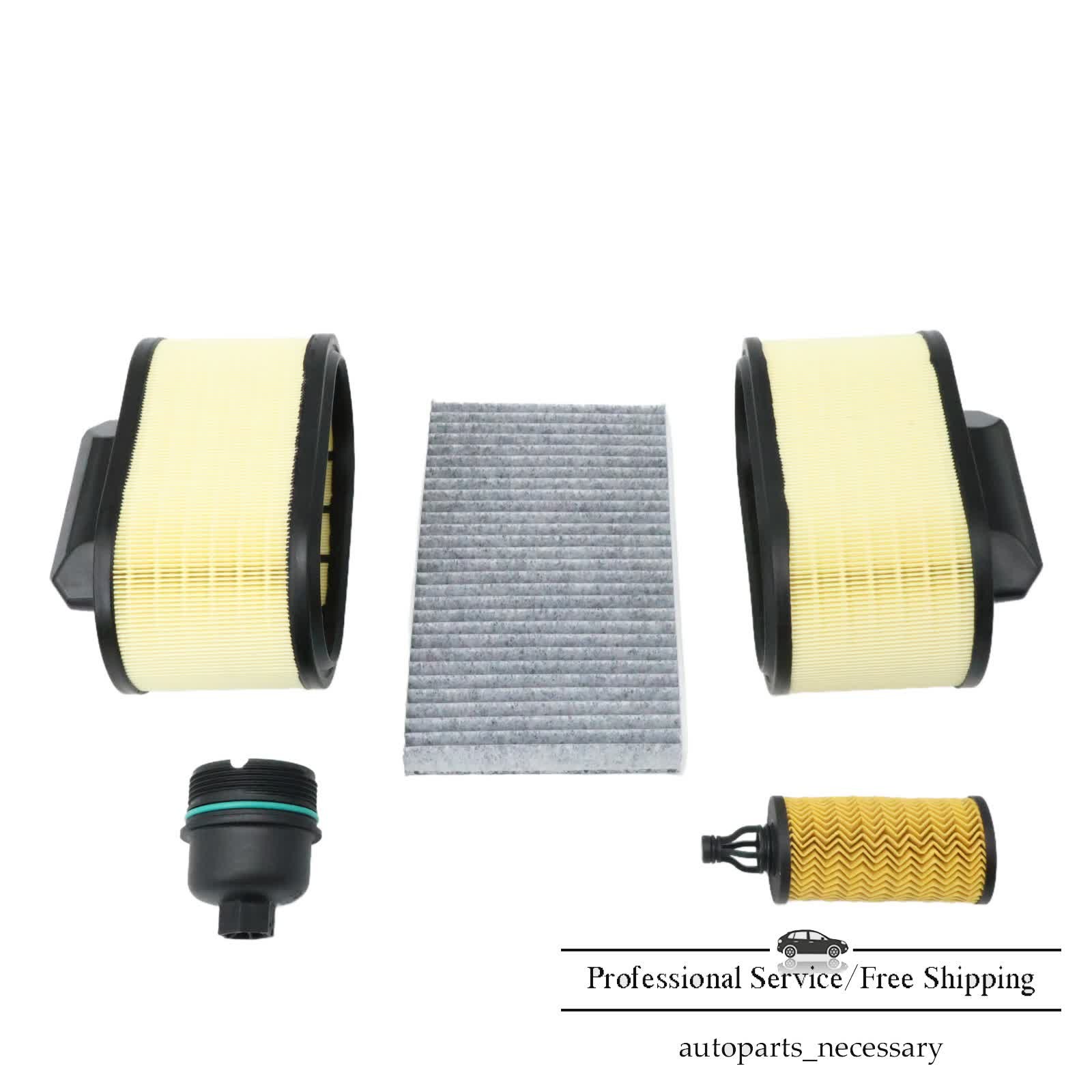 Engine Air Filter Kit for Maserati Levante GT Modena Base S GTS Trofeo 3.0L 3.8L
