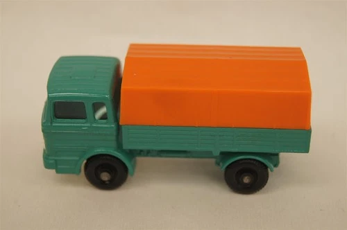 MATCHBOX LESNEY #1 Mercedes Truck Green/Orange 1960s ENGLAND