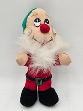 Vintage Dan Brechner Santa Plush Stuffed Toy