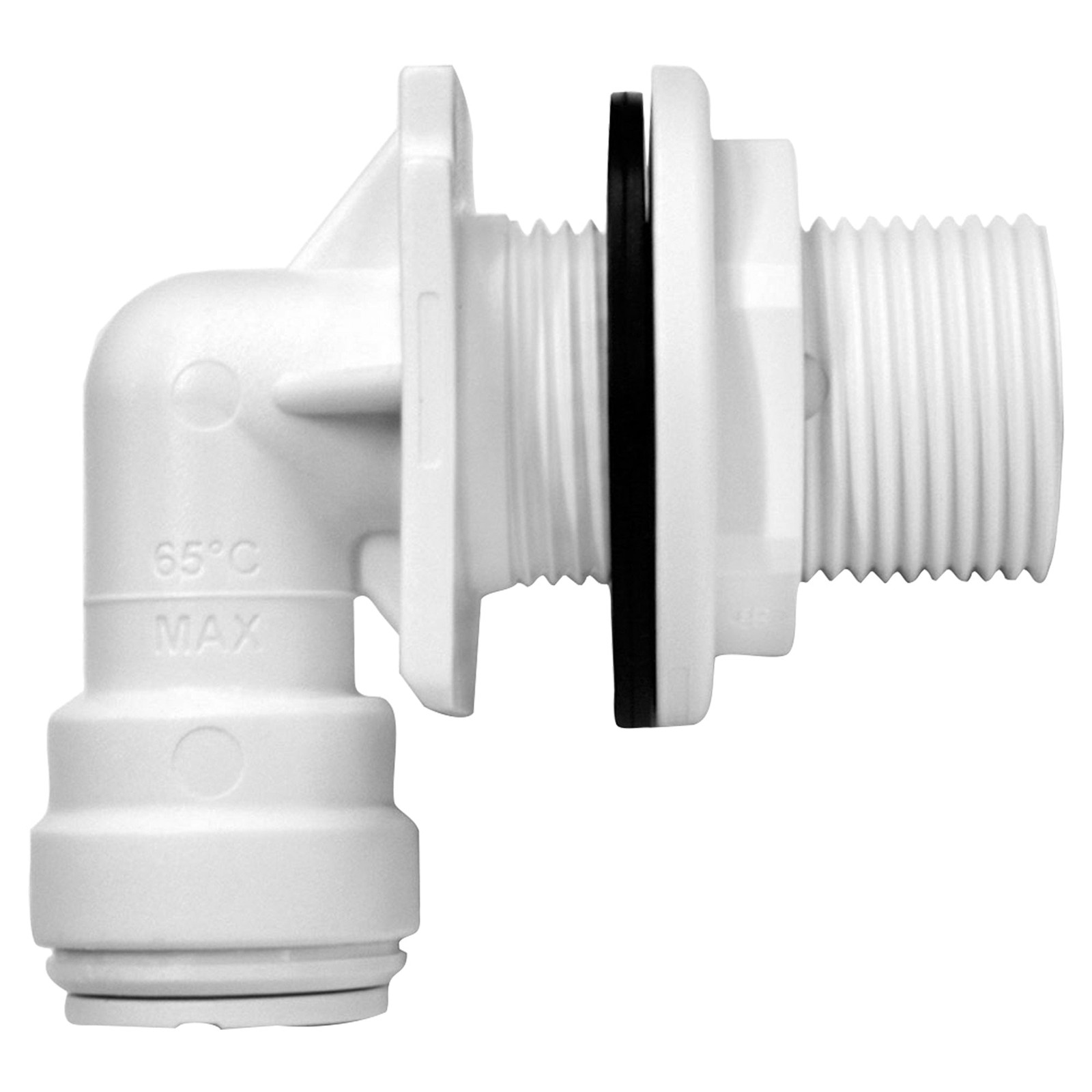 John Guest Speedfit Bulkhead Elbow 15mm x 3/4" - Image 2