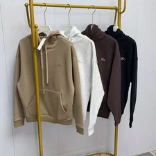 AIo Women's Hoodie New Style Hoodies with 3D Label Drawstring Pocket Winter Wear