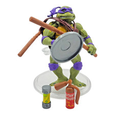 1992 Playmates Toys TMNT Movie Star Donatello Action Figure with Weapons