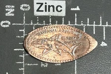 National Aquarium Blacktip Shark Baltimore Maryland Elongated Pressed Penny Coin