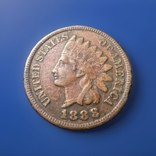 1888 Indian Head One Cent, Full Liberty