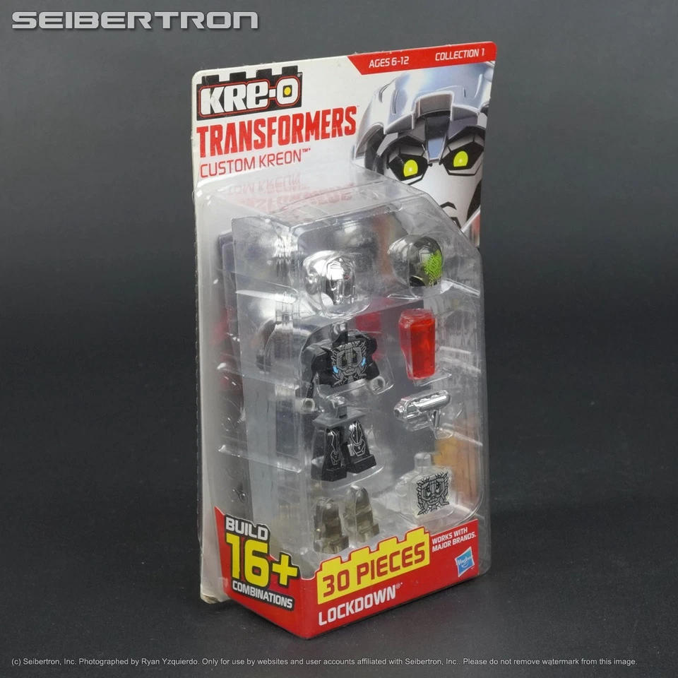 Transformers Kre-o Custom Kreon LOCKDOWN 30 Pcs Collection #1 AOE 2014 New - Image 2 of 4
