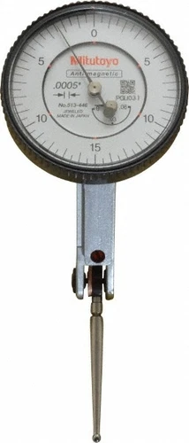 Mitutoyo 0 to 0.06", 0.000500" Graduation, Horizontal Dial Test Indicator