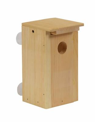 Window Mounted Clear Back Bird House - Watch Birds Hatch & Grow!