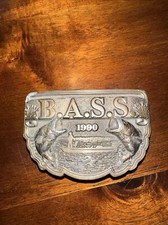 Vintage  1991 BASS BUCKLE MADE IN LOS ANGELES