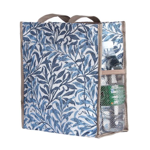 Reusable Shopping Bag Foldable Grocery Tote In William Morris Floral Design - Picture 29 of 29