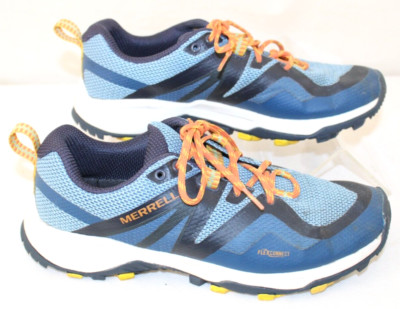 Merrell MQM Flex 2 GTX Mens Size 8 Blue Mesh Athletic Hiking Shoes Sneakers