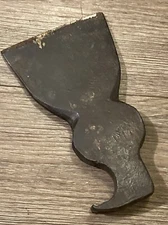 Vintage Steel Hatchet Carpenters Claw Hammer Axe Nail Puller Head Only