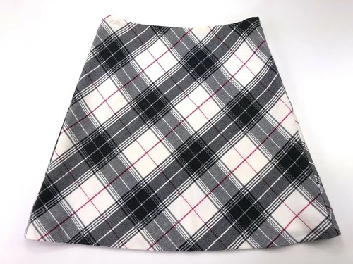NWT Tailor B Moss Wool Blend Plaid Skirt Womens Size 4 Made In USA - Picture 2 of 3