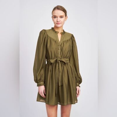 En Saison Brea Mini Dress Olive SIZE S | eBay