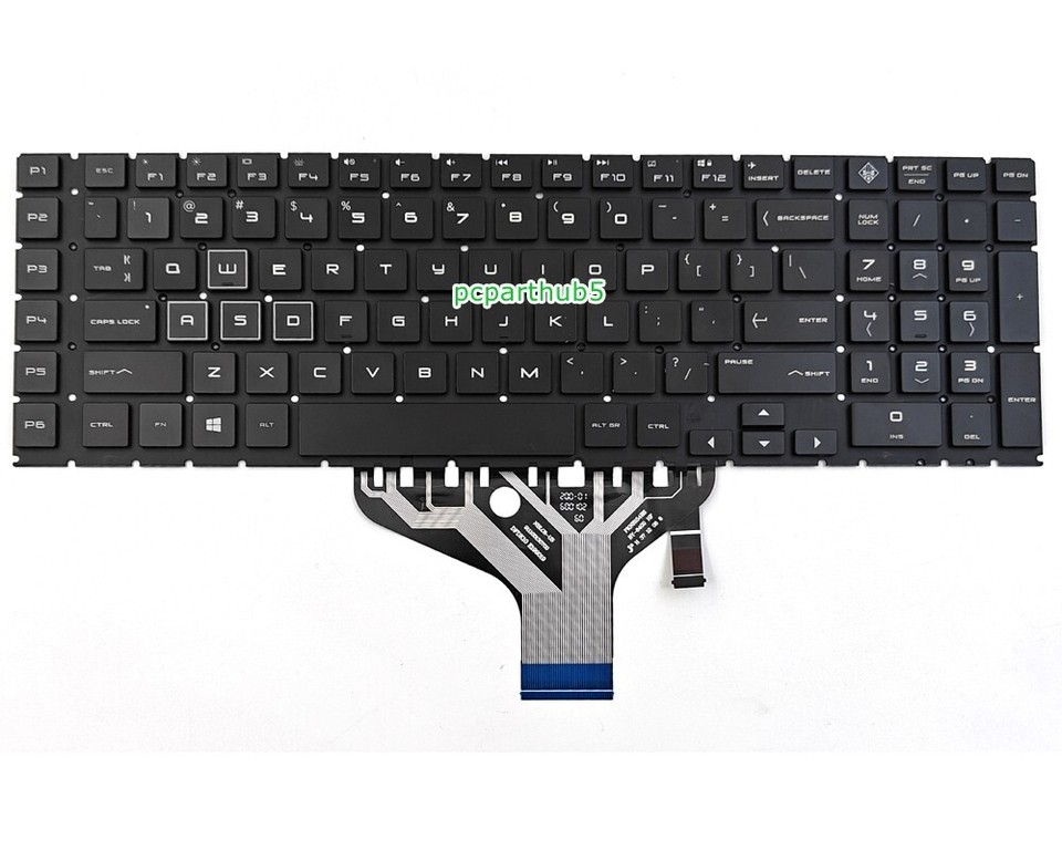 Gintai Tastiera per computer portatili RGB retroilluminata US di