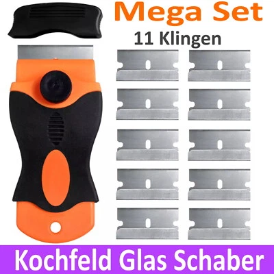Kochfeldschaber Glaskeramik Herd Glasschaber Ersatzklingen Glas Schaber Klingen