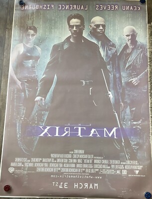 THE MATRIX CineMasterpieces ORIGINAL MOVIE POSTER HUGE BUS STOP DS