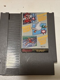 Nintendo NES Super Mario Bros Duck Hunt Track Meet  3 in 1 Game Nice Condition